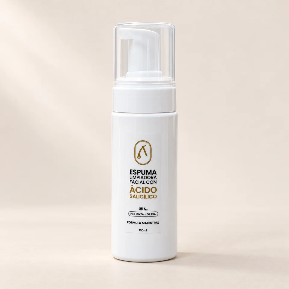 Espuma limpiadora · Ácido salicílico — Espuma limpiadora
